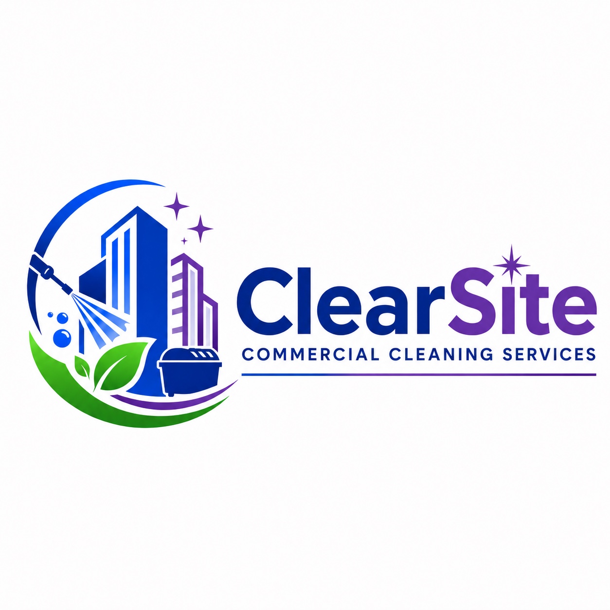 ClearSite Commercial Cleaning Solutions logo
